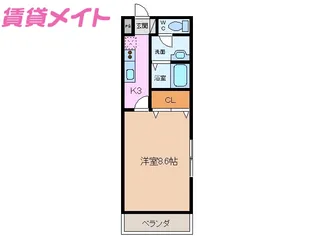 サンコート・FII【2階】の間取り