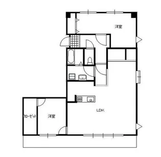 リルームス 高城駅前【2階】の間取り