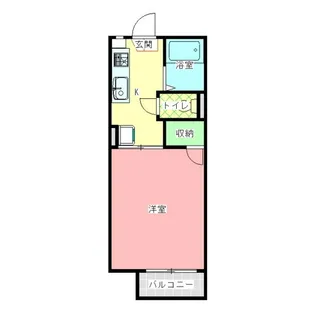 ヴェルドミール【1階】の間取り