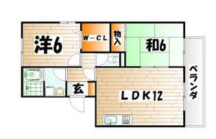 レスポワール赤坂B棟【1階】の間取り