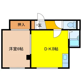 フレンドハウス2【3階】の間取り