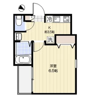 東京都渋谷区笹塚3【アパート】の間取り