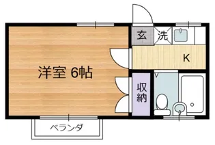 ヒルズアゼリアノース【2階】の間取り