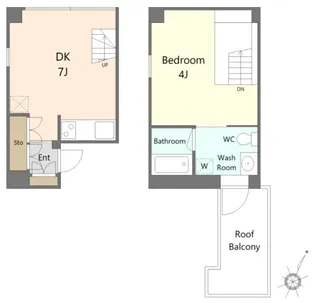 ピオニーテラス【5階】の間取り