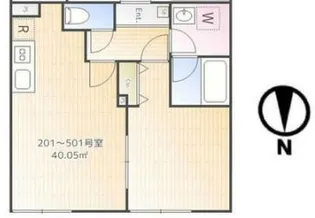 HW.HILLS綾瀬【5階】の間取り