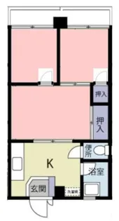 クロノス弘明寺西【4階】の間取り