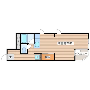 レジデンス・エミー【1階】の間取り