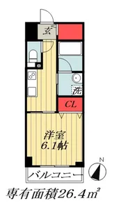 東京都江戸川区南篠崎町3【マンション】の間取り