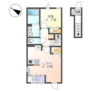ガーデンロッジ【2階】の間取り