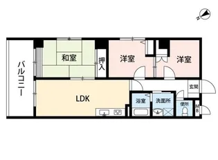 フローラルパレス元町【2階】の間取り