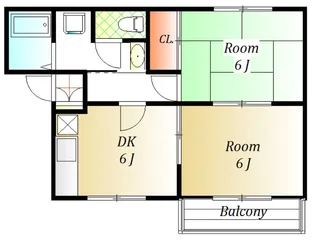 VICTORIA【2階】の間取り