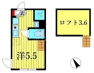 SKフェリス金町【1階】の間取り
