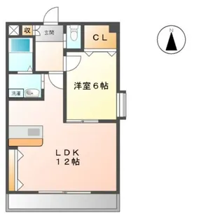 グランシャリオ【6階】の間取り