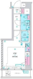 GENOVIA中野島【3階】の間取り