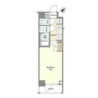 エトワール駒沢大学【6階】の間取り