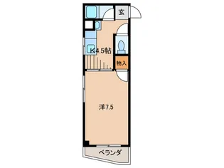 山下マンション【2階】の間取り