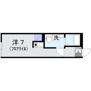 ウェルネス大和【2階】の間取り