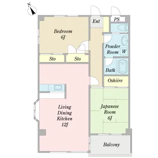 パールガーデン1号館【3階】の間取り