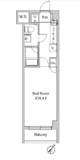 ソレイユ鶴瀬【3階】の間取り