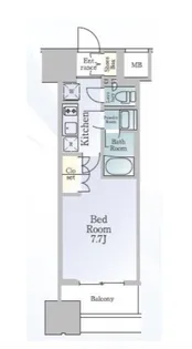 ルフォンブランシェ品川南大井【9階】の間取り