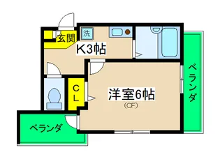 サンユーマンション【2階】の間取り