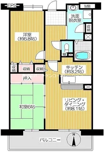 コーポレート上戸田【1階】の間取り