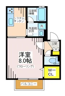 つつじヶ丘グリーンパレス【1階】の間取り