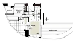 THE CONOE〈代官山〉【11階】の間取り
