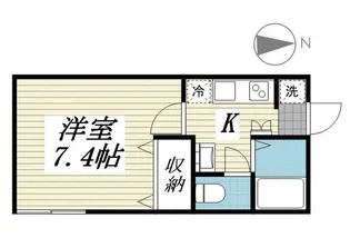 ランウェイ34R【2階】の間取り