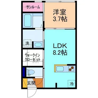 malie hale(マーリエ ハレ)【1階】の間取り