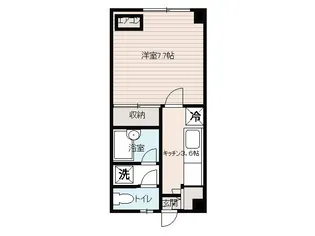 エーデルハイム【4階】の間取り