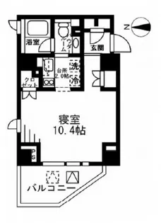 プライムアーバン四谷外苑東【15階】の間取り