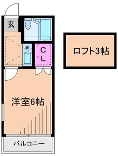 メイゾン綱島西【1階】の間取り