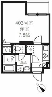 ベル・ノワール王子【4階】の間取り