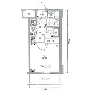 スカイコート・ヴィーダ五反田ウエスト【7階】の間取り