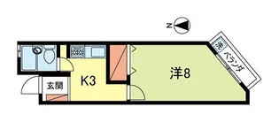 サンハイツ【1階】の間取り