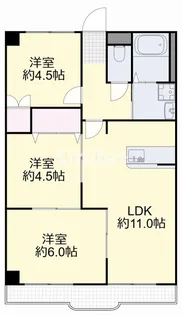 ロイヤルセンチュリーマンション【1階】の間取り