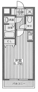 レスポワール佃【2階】の間取り