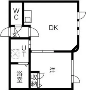 ノースイング28参番館【2階】の間取り