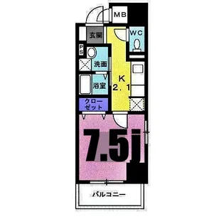 ライムテラス【4階】の間取り