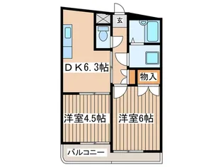 ストラット辻堂【2階】の間取り