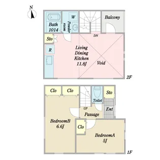 サウスヴィレッジの間取り