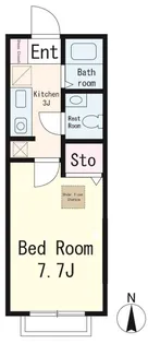メゾン ド ルフレ【1階】の間取り