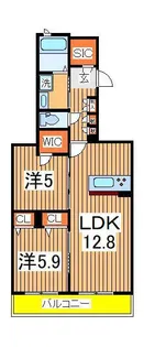 フォレナパーク【1階】の間取り