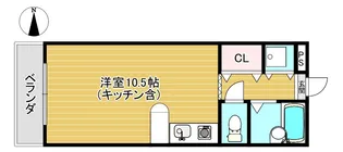 ヴィラ荒神口【3階】の間取り