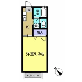 ギャバン【1階】の間取り