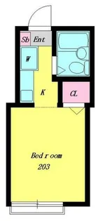 プレジール本駒込【1階】の間取り