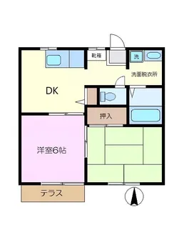 ルームM【1階】の間取り