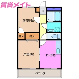 センチュリーオーシャン【1階】の間取り