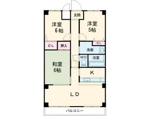 グランドパレスNS-2【4階】の間取り